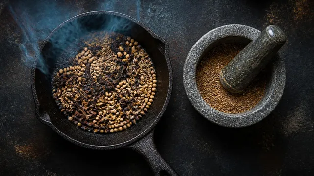 Koření nejprve opražte