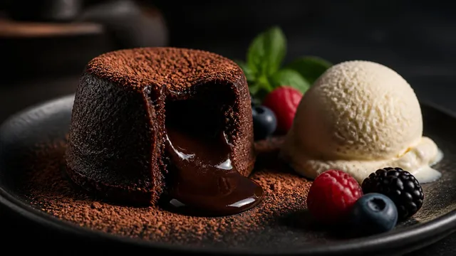 Čokoládový fondant s tekutým středem