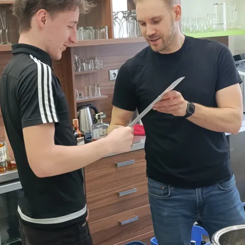Milan Zaleš opět školí naše barmany